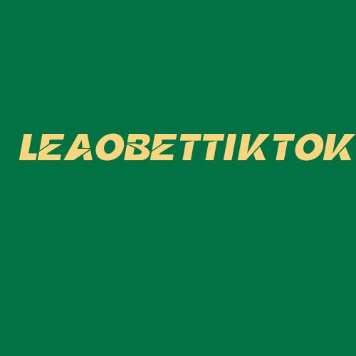 Logo da LEAOBETTIKTOK